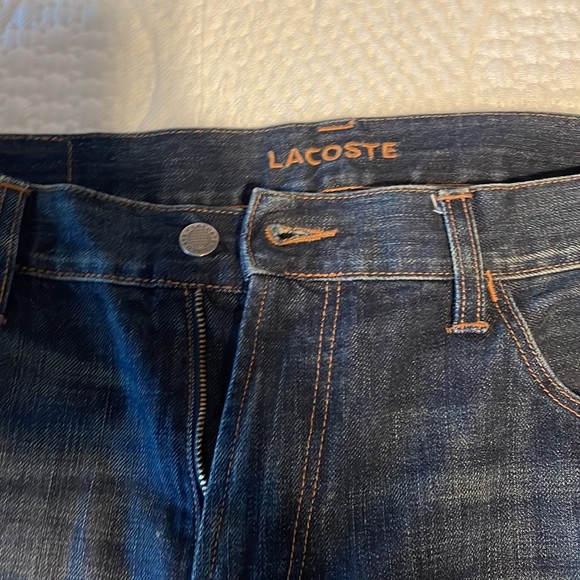Brand new pair of Blue Mens Lacoste jeans size 36 - Picture 2 of 6